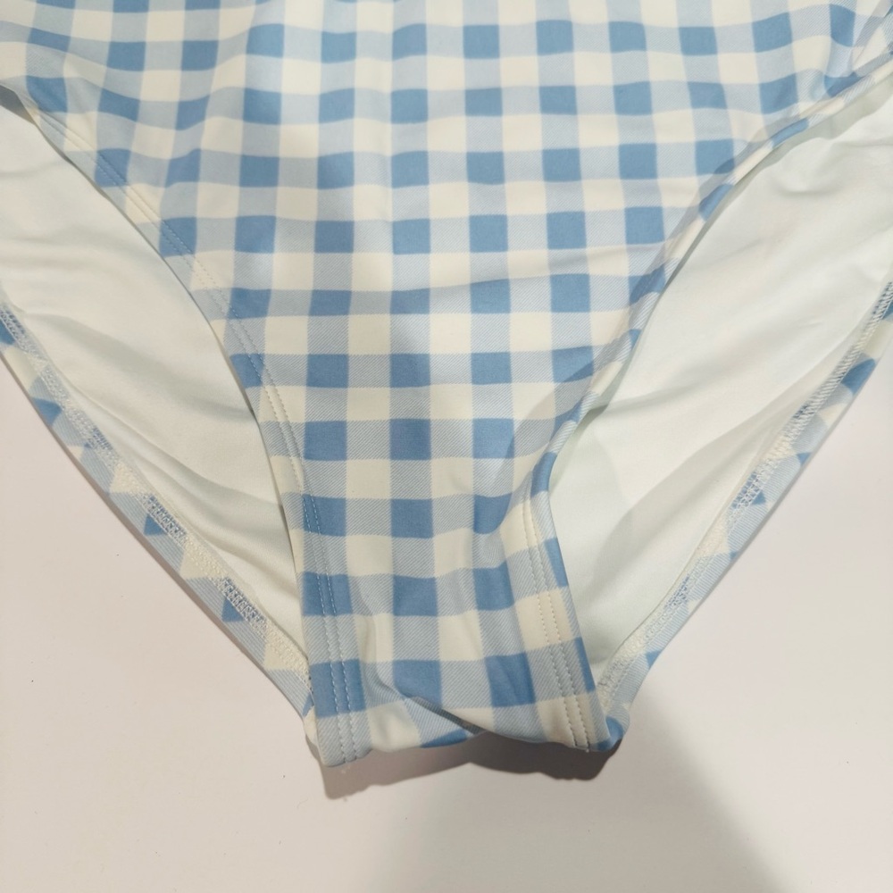 FOREVER21 High-waist Swimwear Light Blue White Bottom Size 3X - Picture 8 of 15